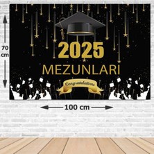 Parti Show Mezuniyet Arka Fon Afişi 70*100 cm