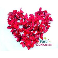 Parti Show Kuru Gül Yaprakları Kırmızı