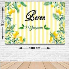 Parti Show Limon Doğum Günü Parti Afişi 70*100 cm