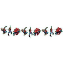 Parti Show Spiderman Dekoratif Banner 160X17 cm