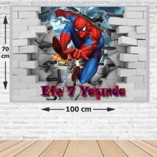 Parti Show Spiderman Doğum Günü Afişi 70*100 cm