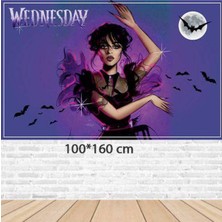 Parti Show Wednesday Doğum Günü Parti Afişi 160*100 cm