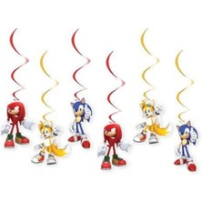 Parti Show Sonic Boom Asma Süs 6 Adet