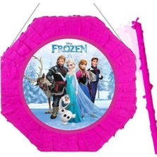 Parti Show Elsa Anna Karlar Ülkesi Pinyata 42 cm + Sopası