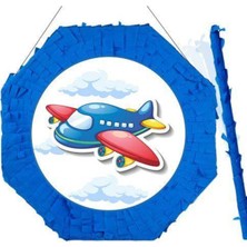 Parti Show Uçak Pinyata 42 cm Sopası