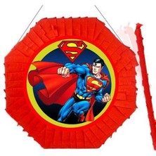 Parti Show Superman Pinyata 42 cm + Sopası