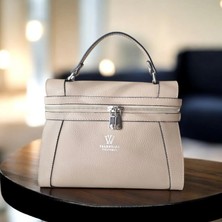 Valvic Hakiki Deri Yeni Model Kulanışlı 2 Saplı Genç Kız Çantası.