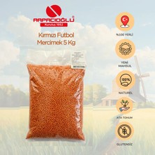 Arpacıoğlu %100 Yerli Türk Malı Kırmızı Futbol Mercimek 5kg (Naturel)