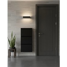 Meyora 3'lü Metal Ayakkabılık - Siyah