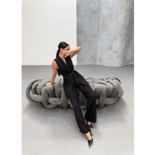 Amara Boutique Cura Yelek Pantolon Iki̇li̇ Takim