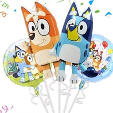 Parti Show Bluey Folyo Balon Set 4 Lü