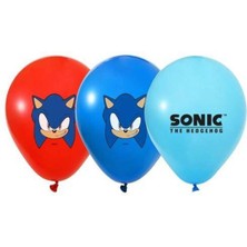 Parti Show Sonic Boom Baskılı Balon 8 Adet