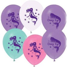 Parti Show Deniz Kızı Balon (8 Adet)