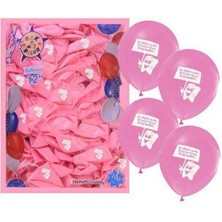 Parti Show Diş Buğdayı Pembe Balon (100 Adet)
