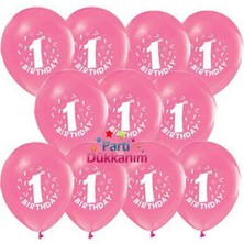 Parti Show 1 Yaş Pembe Balon 100 Adet