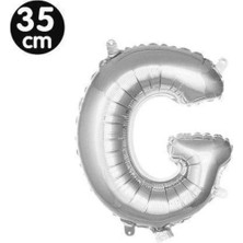 Parti Show G - Harf Folyo Balon Gümüş (35 Cm)