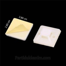 Parti Show Yapışkanlı Kroşe 28*28MM. (10 Adet)