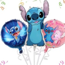 Parti Show Stitch ve Angel Folyo Balon Set 3 Lü