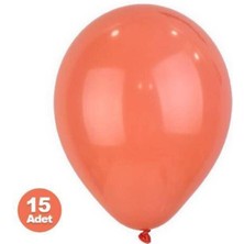 Parti Show Mercan Rengi Balon 15 Adet