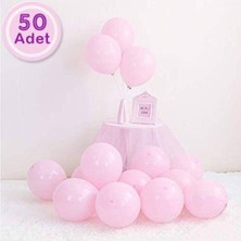 Parti Show 50 Adet - 12'' Makaron Pembe Rengi Balon