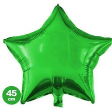 Parti Show Yıldız Folyo Balon Yeşil (45 Cm)