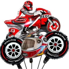 Parti Show Motosiklet Folyo Balon Set 4'lü