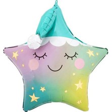 Parti Show Uykucu Küçük Yıldız Folyo Balon (45 Cm)