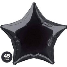 Parti Show Yıldız Folyo Balon Siyah (45 Cm)