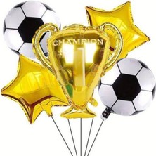 Parti Show Futbol Kupa Folyo Balon Seti 5'li