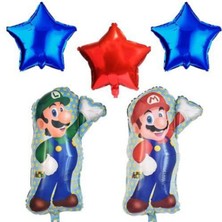 Parti Show Süper Mario Folyo Balon Seti 5'li