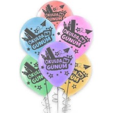 Parti Show Okulda Ilk Günüm ve Back To School Balon (10 Adet)