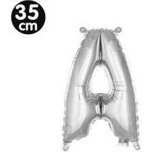 Parti Show A - Harf Folyo Balon Gümüş (35 Cm)