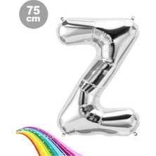 Parti Show Z - Harfi Folyo Balon Gümüş (75 Cm)