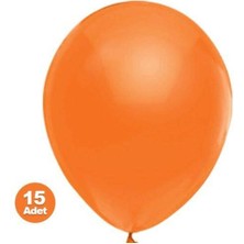 Parti Show Turuncu Balon Metalik 15 Adet