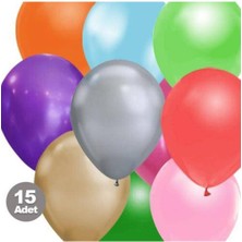 Parti Show Karışık Balon Metalik 15 Adet