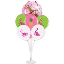 Parti Show Flamingo Ananas Balon Standı Seti