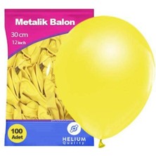Parti Show Sarı Balon Metalik 100 Adet