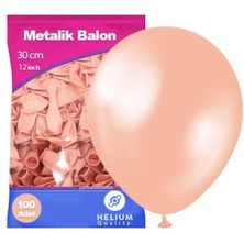 Parti Show Rose Gold Balon Metalik 100 Adet