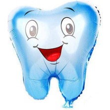 Parti Show Diş Folyo Balon Mavi 50X48 cm