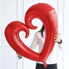 Parti Show Kalp Folyo Balon (80X75 Cm)