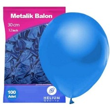 Parti Show Mavi Balon Metalik 100 Adet
