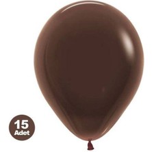 Parti Show Çikolata Kahverengi Balon 15 Adet
