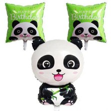 Parti Show Panda Folyo Balon Set 3 Adet
