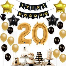 Parti Show 20 Yaş Doğum Günü Süsleri Seti