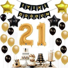 Parti Show 21 Yaş Doğum Günü Süsleri Seti