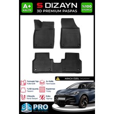 S-Dizayn Cupra Tavascan 3D Pro Havuzlu Paspas 2023 Üzeri A+ Kalite