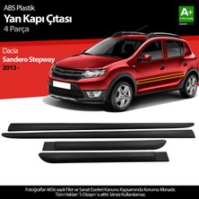 S-Dizayn Dacia Sandero Stepway ABS Plastik Yan Kapı Koruma Çıtası 2013-2020 A+ Kalite