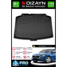 S-Dizayn Skoda Scala 3D Pro Bagaj Havuzu 2019 Üzeri A+ Kalite