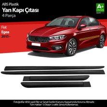 S-Dizayn Fiat Egea ABS Plastik Yan Kapı Koruma Çıtası 2015-2020 A+ Kalite