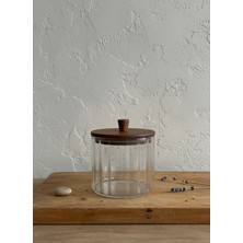 Nilo Akasya Kapaklı Vakumlu Cam Kavanoz 1380ML (16X14CM)